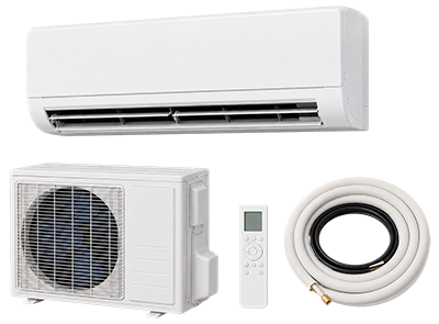 Wall-mounted ductless mini-split